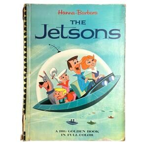 Vintage 1963 Childrens Book The Jetsons Hard Cover Collectible 10358